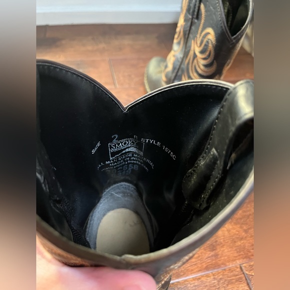 Smoky Mountain Boots | Western Toe | Genuine Leather Material| Man-Made Lining - Picture 5 of 9